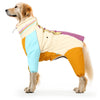 Laifug Colorful Stand Collar Four Legs Cotton Dog Coats - dog clothes L / Colorful