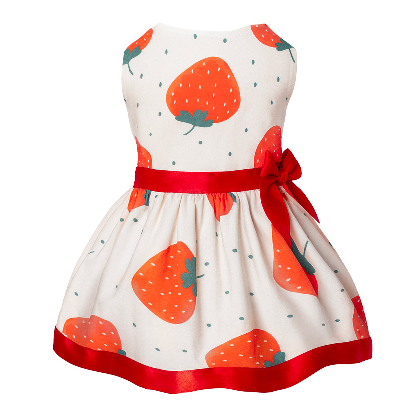 Laifug Dog Dress Puppy Print Princess Dog Dress Cute Party Wear