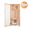 🔥 LaiFug Luxury Indoor Cat Villa – Solid Pine Wood Multi-Function House