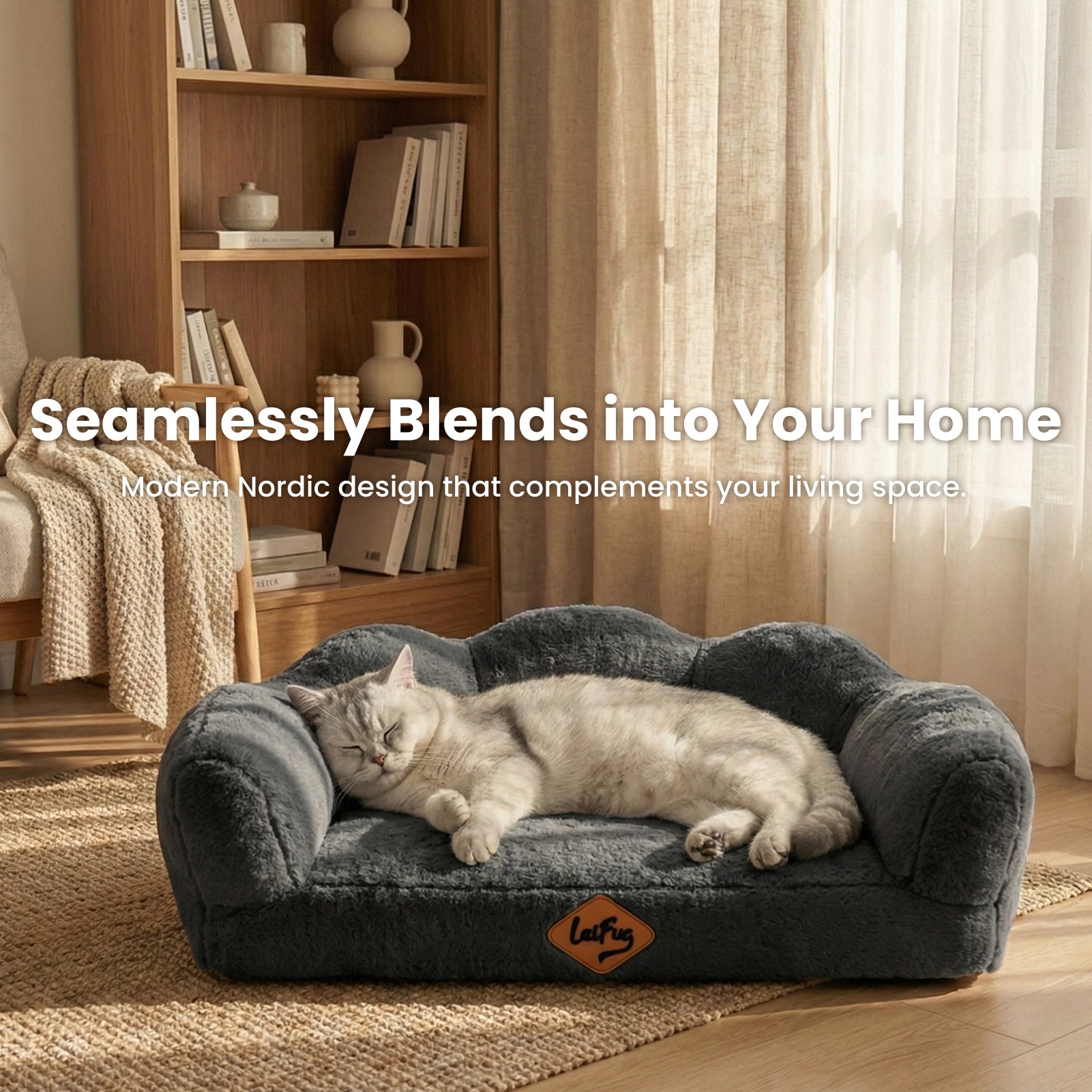 laifug Supportive Orthopedic Pet Sofa Bed