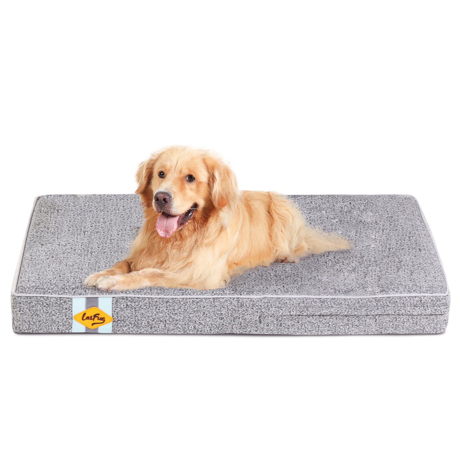 LaiFug 318 Flat Orthopedic Memory Foam Dog Bed – Minimalist Design