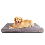 Laifug Memory Foam Dog Bed, Orthopedic Dog Crate Bed Small-jumbo