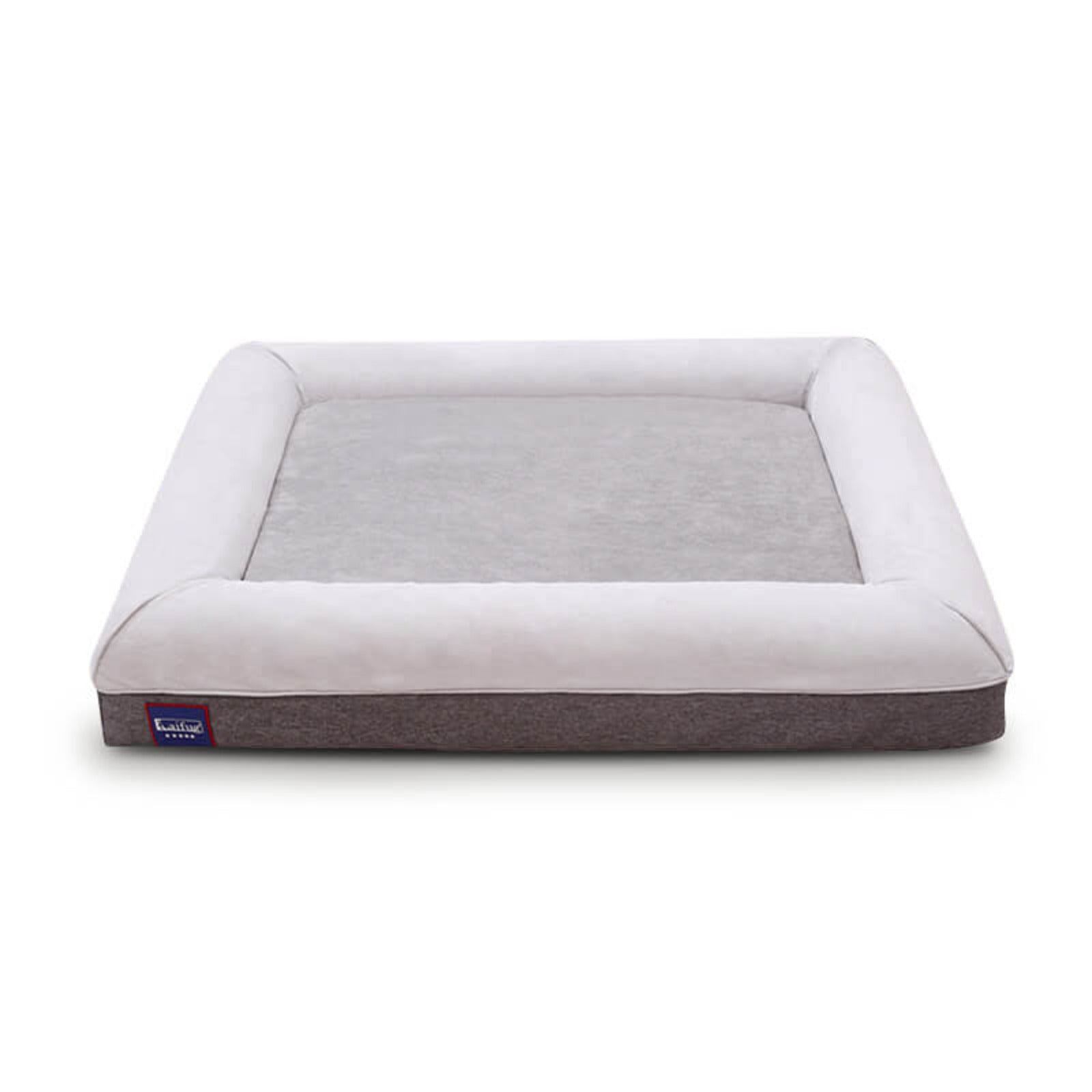 LaiFug Orthopedic Memory Foam Dog Mattress – Large Four-Sided Bolster Bed