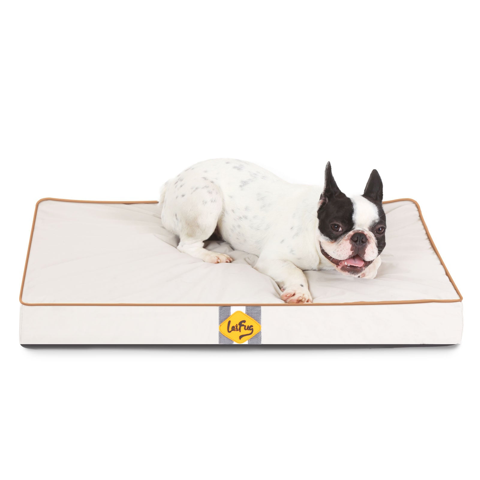 LaiFug Egg-Crate Foam Dog Bed – High-Density Pressure Relief