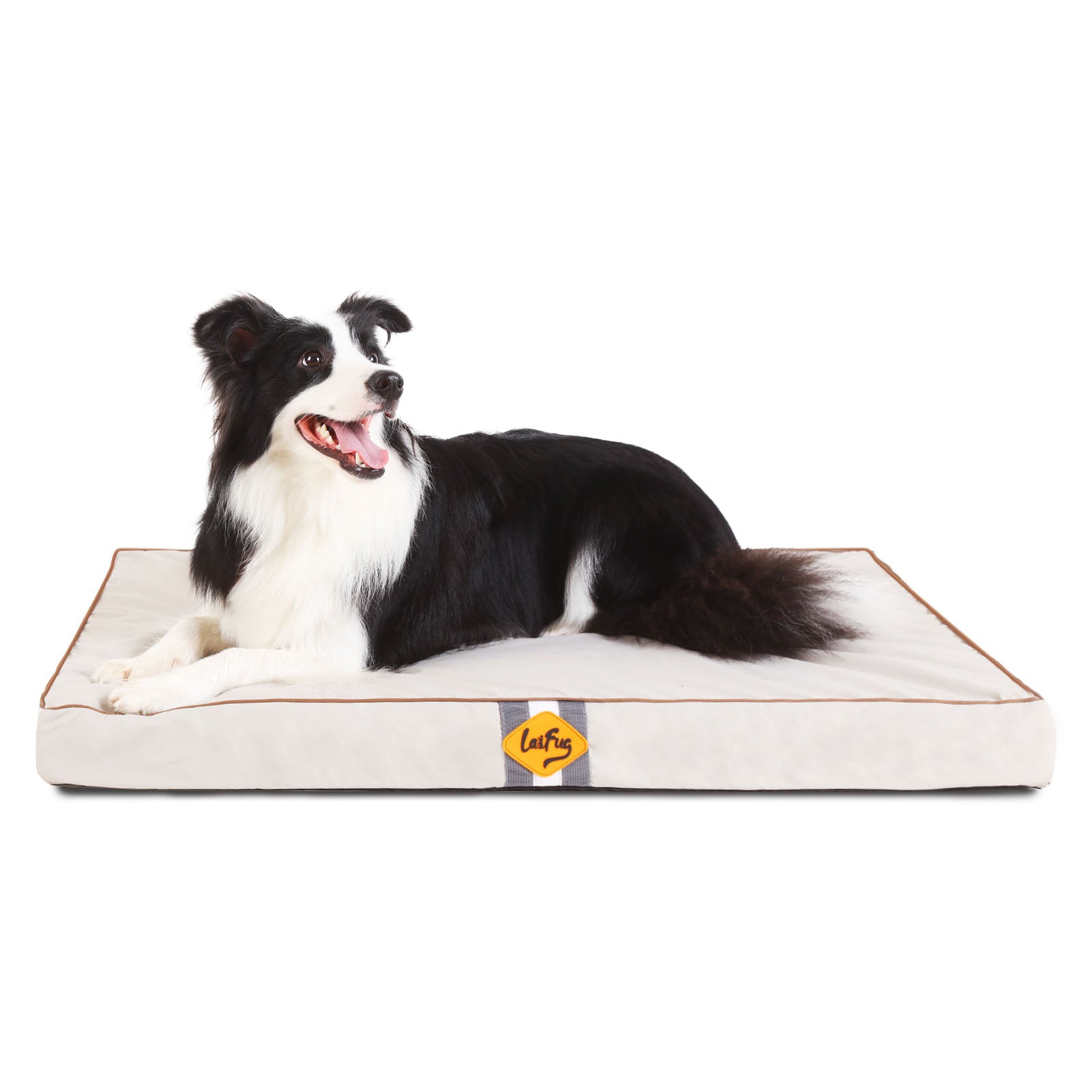LaiFug Egg-Crate Foam Dog Bed – High-Density Pressure Relief