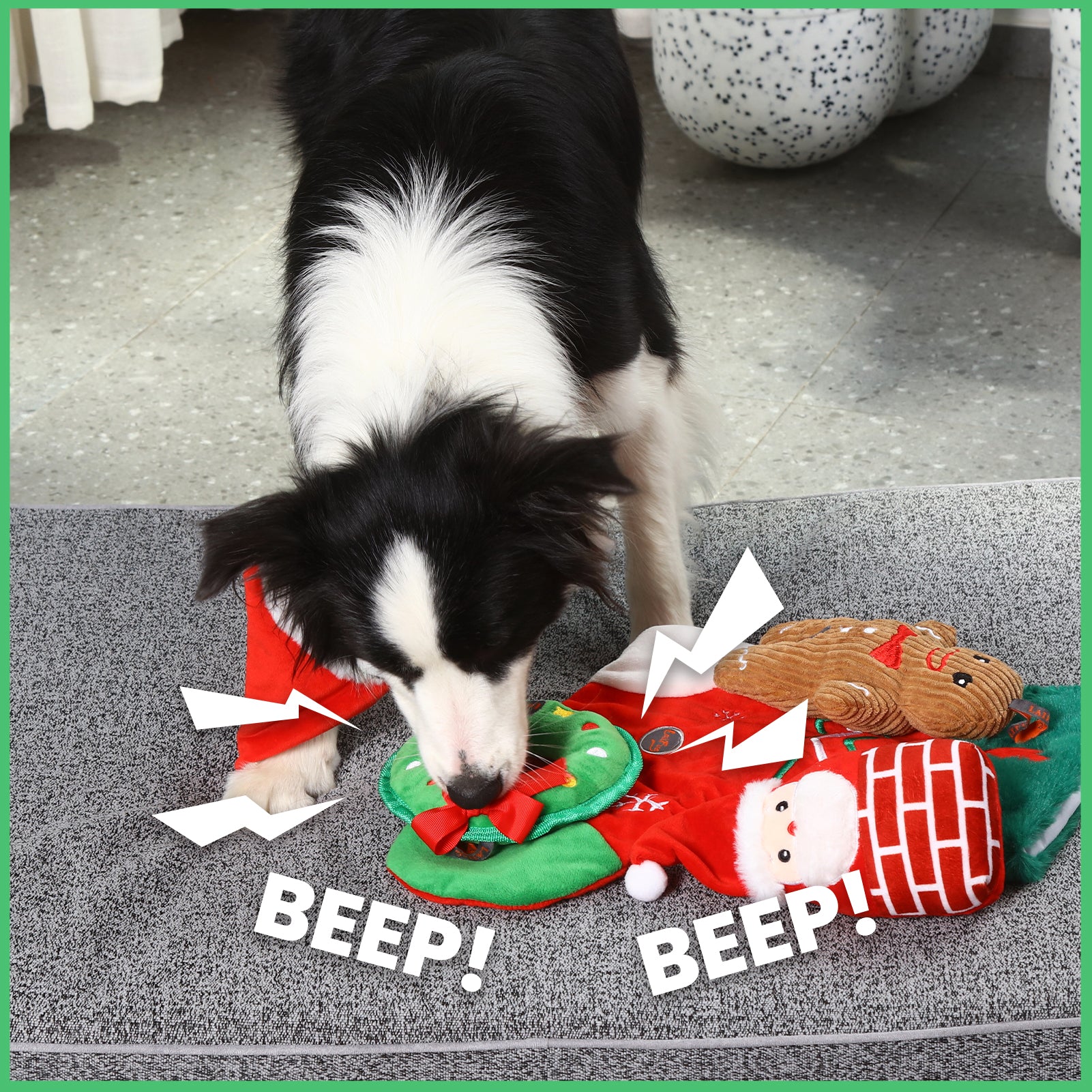 Laifug Christmas Dog Toy, Squeaky Toy - LaiFug