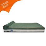 Laifug Dog Bed Replacement Cover 46"x28"x8" - Replacement Cover Dark Green