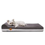 Laifug 422 Orthopedic Dog Bed with Bolster Support (Single & Double Pillow Options)
