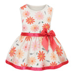 Laifug Dog Dress Puppy Print Princess Dog Dress Cute Party Wear