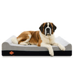 Laifug 422 Pillow-Style Memory Foam Dog Bed | Multi-Layer Sponge Support | Orthopedic Joint Relief | Waterproof Liner | Non-Slip Bottom | Removable Washable Cover