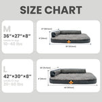 Laifug 220 Two-Sided Orthopedic Dog Bed – 5" Thick Memory Foam