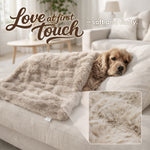 Laifug Premium Rabbit Fur Dog Blanket – Waterproof & Washable