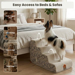 Laifug 2-in-1 Adjustable Pet Stairs – Orthopedic Joint Support