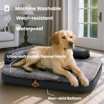 Laifug 220 Two-Sided Orthopedic Dog Bed – 5" Thick Memory Foam