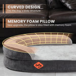 Laifug Memory Foam Oval Dog Bed