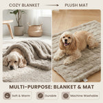 Laifug Premium Rabbit Fur Dog Blanket – Waterproof & Washable