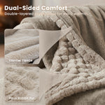 Laifug Premium Rabbit Fur Dog Blanket – Waterproof & Washable