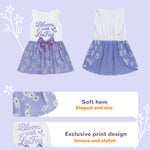 Laifug Dog Dress Puppy Print Princess Dog Dress Cute Party Wear