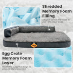 Laifug 220 Two-Sided Orthopedic Dog Bed – 5" Thick Memory Foam