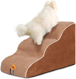 Laifug 2-4 Step Pet Stairs for High Beds and Couch