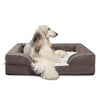 LaiFug Orthopedic Memory Foam Dog Sofa – Premium Bolster Bed