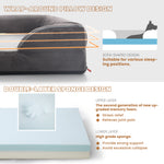 LaiFug Orthopedic Memory Foam Dog Sofa – Premium Bolster Bed