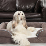 LaiFug Orthopedic Memory Foam Dog Sofa – Premium Bolster Bed