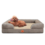 LaiFug Orthopedic Memory Foam Dog Sofa – Premium Bolster Bed