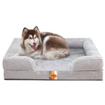 LaiFug Orthopedic Memory Foam Dog Sofa – Premium Bolster Bed