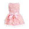 LaiFug Floral Lace Wedding Dress for Dogs – Elegant Princess Style