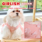 LaiFug Floral Lace Wedding Dress for Dogs – Elegant Princess Style