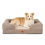 LaiFug Orthopedic Memory Foam Dog Sofa – Premium Bolster Bed