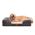 LaiFug Orthopedic Memory Foam Dog Sofa – Premium Bolster Bed