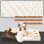LaiFug Egg-Crate Foam Dog Bed – High-Density Pressure Relief