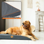LaiFug Egg-Crate Foam Dog Bed – High-Density Pressure Relief
