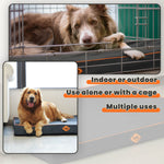 LaiFug Egg-Crate Foam Dog Bed – High-Density Pressure Relief