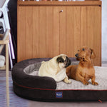 LaiFug 422 Dot Oval Dog Bed Cover
