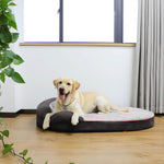 LaiFug 422 Dot Oval Dog Bed Cover