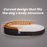 LaiFug 422 Dot Oval Dog Bed Cover