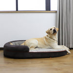 LaiFug 422 Dot Oval Dog Bed Cover