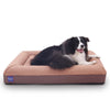 LaiFug Orthopedic Memory Foam Dog Mattress – Large Four-Sided Bolster Bed