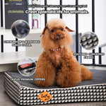 LaiFug 422 Ergonomic Wavy Orthopedic Memory Foam Dog Bed