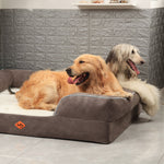 LaiFug Orthopedic Memory Foam Dog Sofa – Premium Bolster Bed