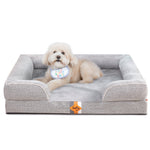LaiFug Orthopedic Memory Foam Dog Sofa – Premium Bolster Bed