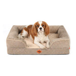 LaiFug Orthopedic Memory Foam Dog Sofa – Premium Bolster Bed