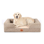 LaiFug Orthopedic Memory Foam Dog Sofa – Premium Bolster Bed