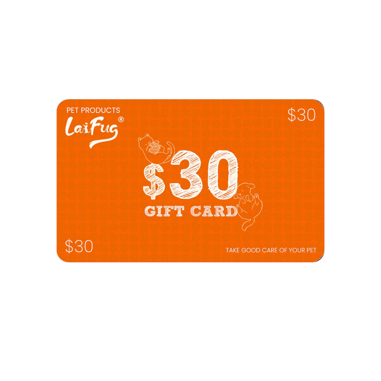 LaiFug Gift Cards For Cash - gift card US$30
