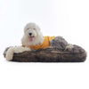 Laifug Faux Fur Dog Bed - dog bed Brown