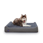 Laifug Jumbo Dog Bed - large dog bed Extra Large / Black & White Grid
