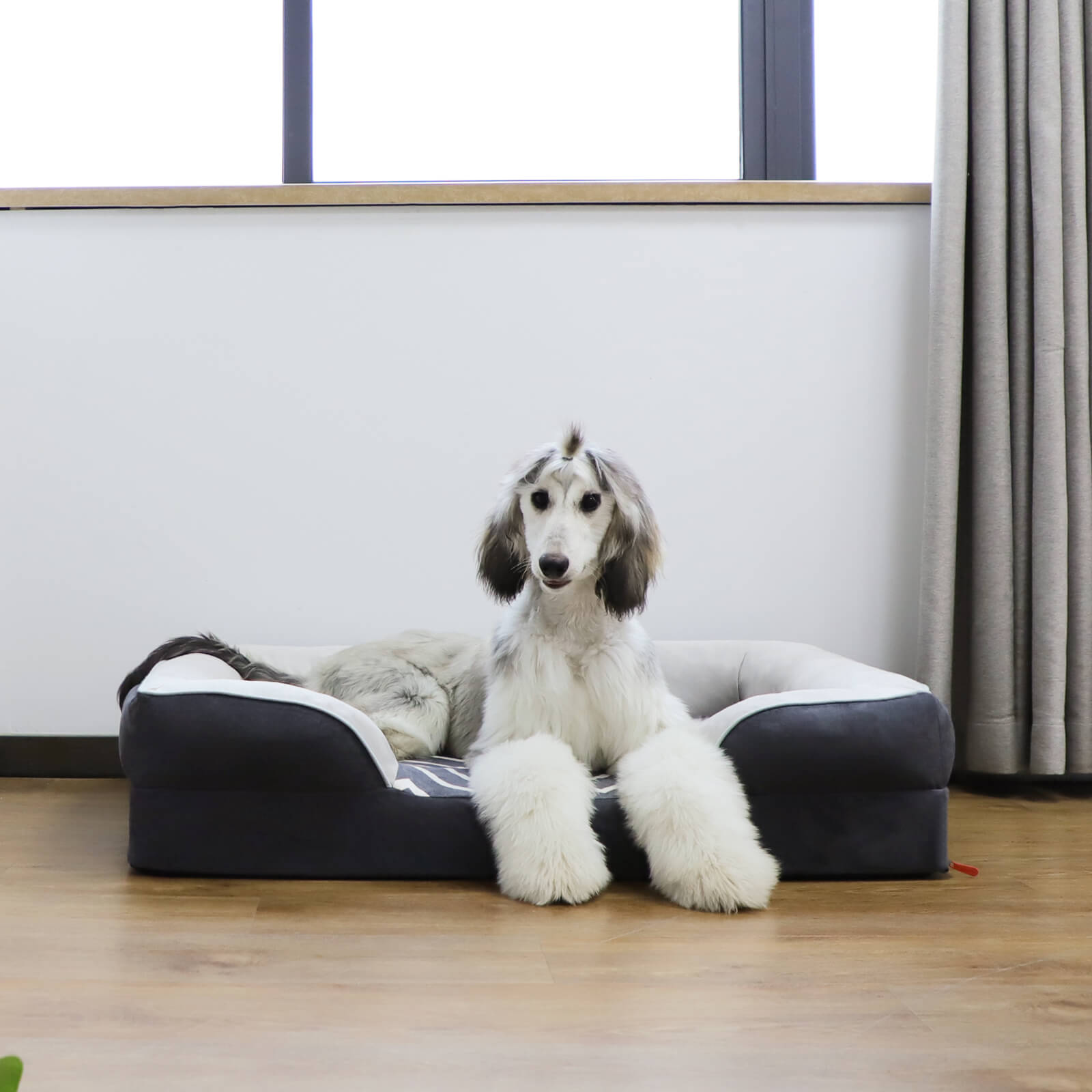 Laifug Striped Dog Sofa - large dog bed